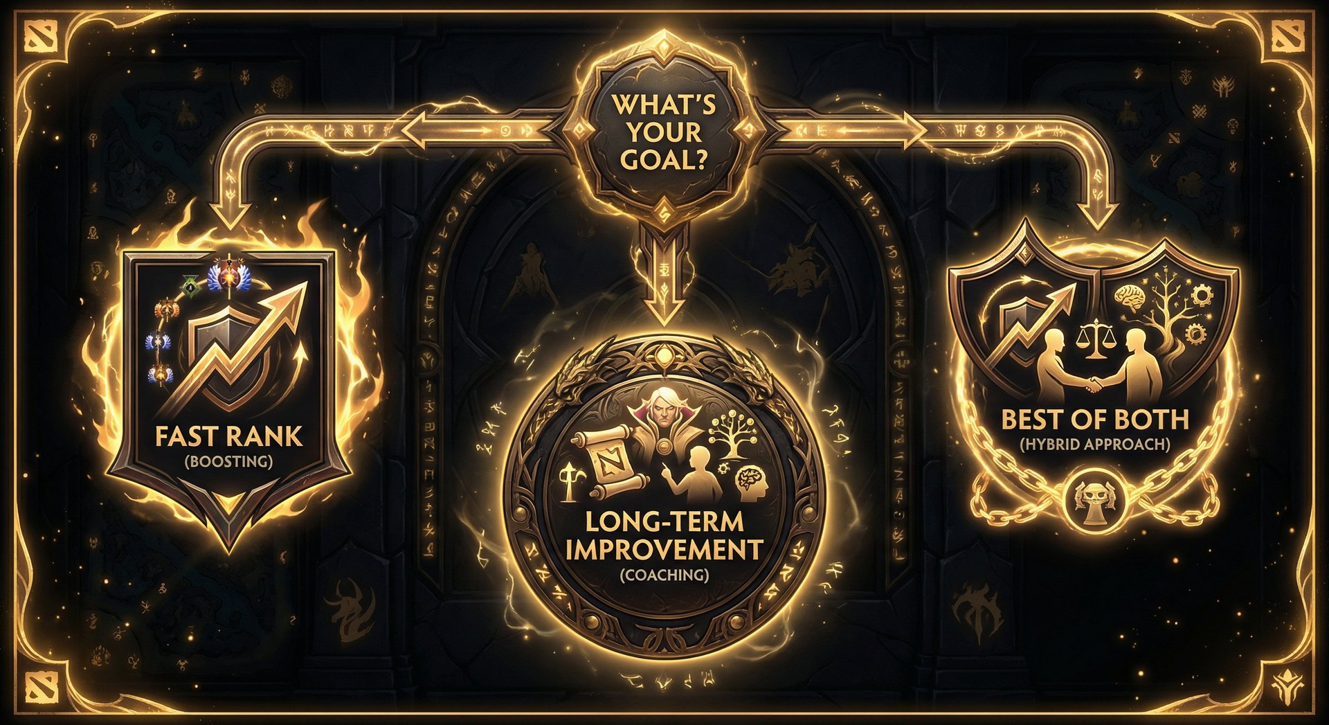 A flowchart showing the decision process — 