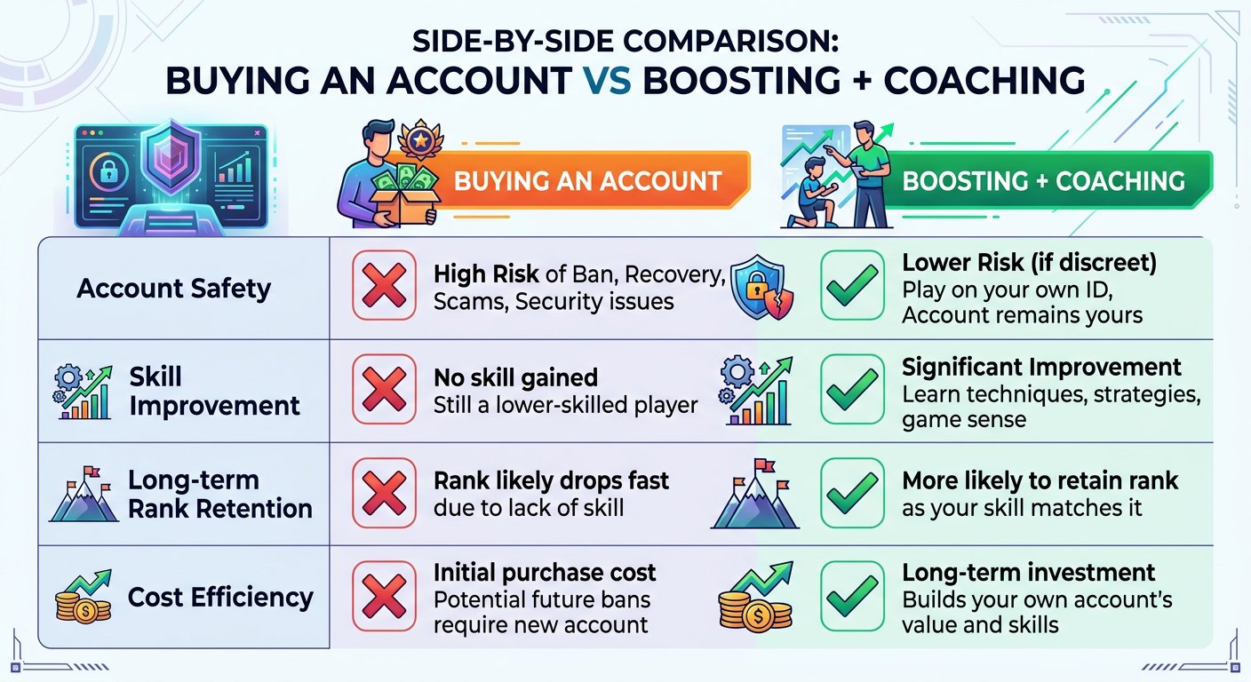 Side-by-side comparison chart showing 