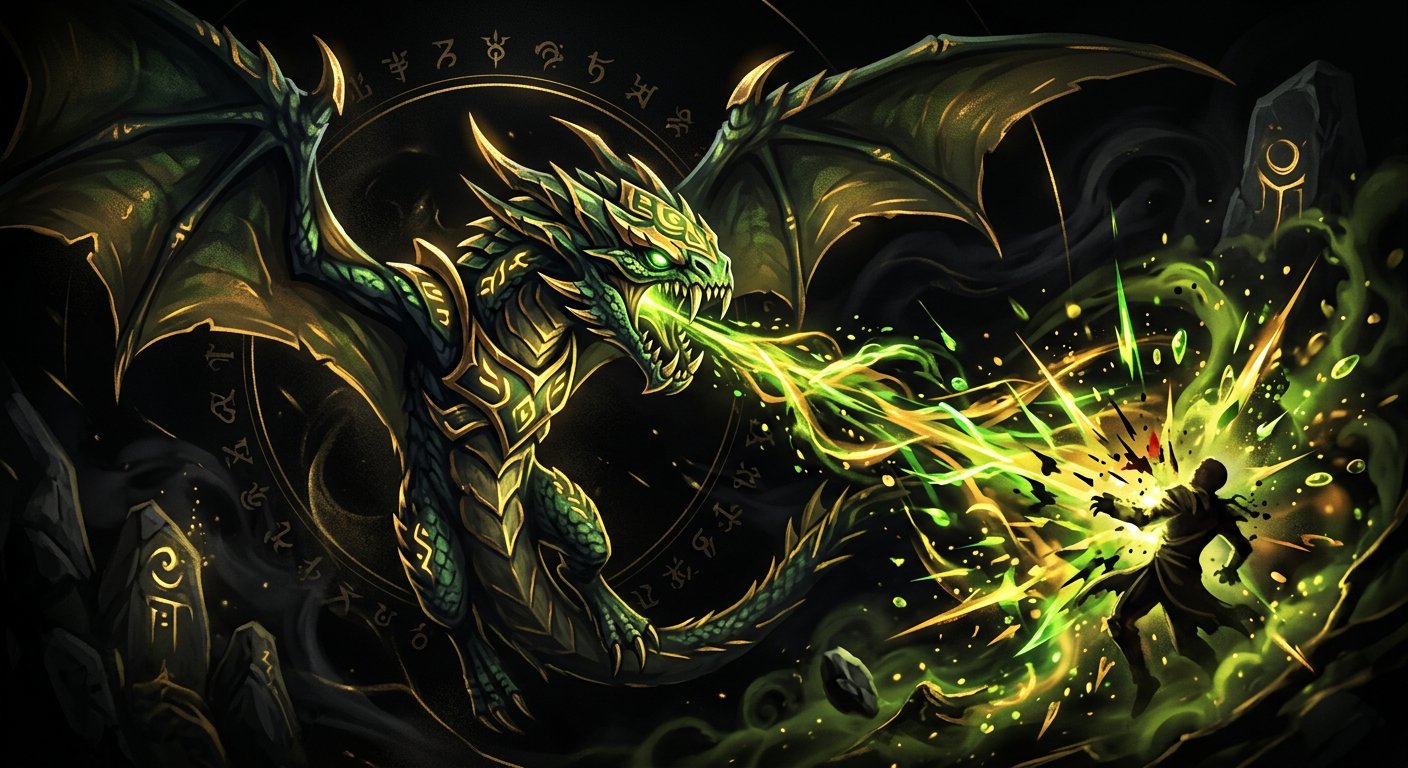 Viper hero portrait with Poison Attack harassment visualization