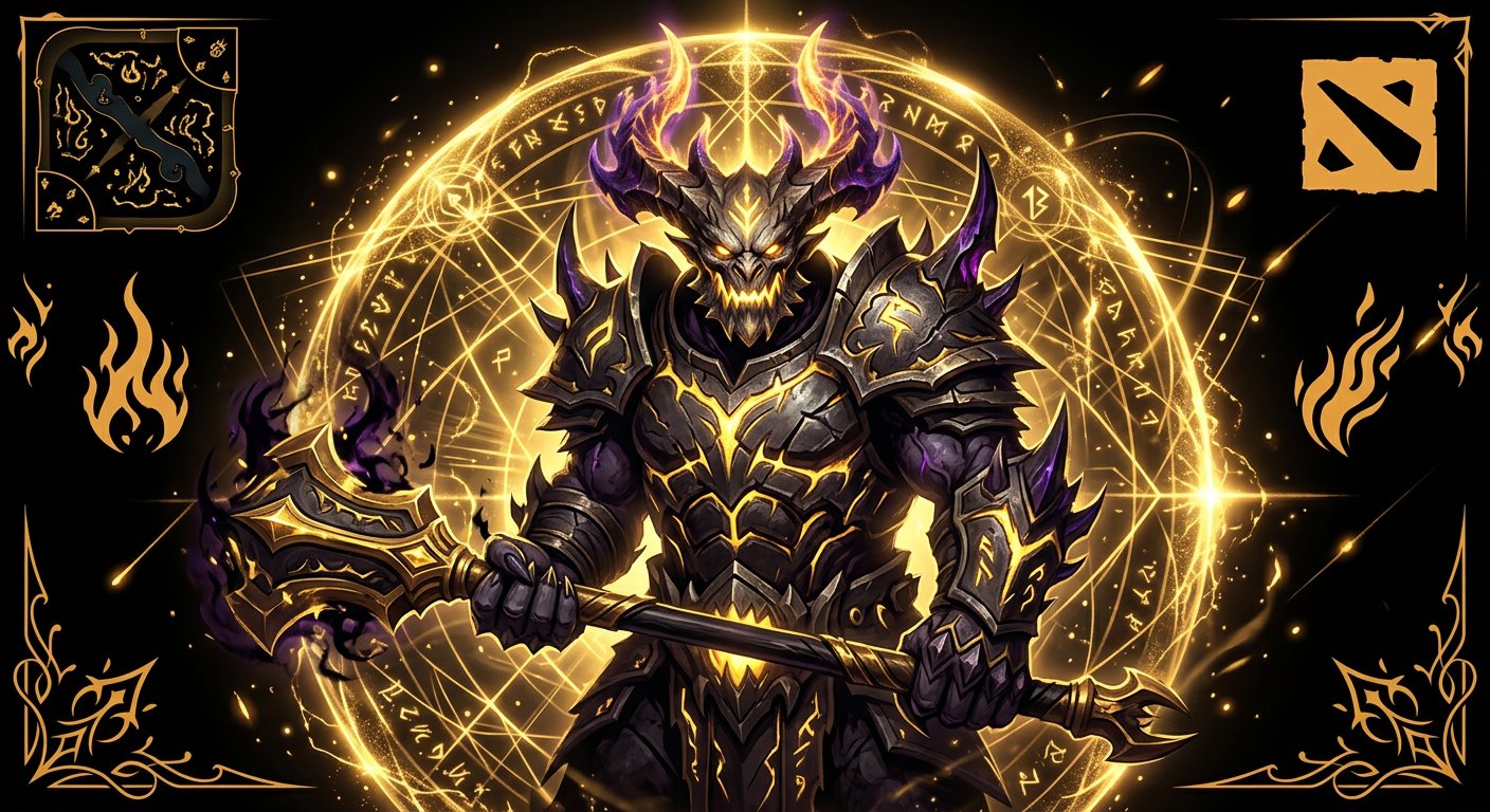 Underlord hero portrait with team aura effect visualization