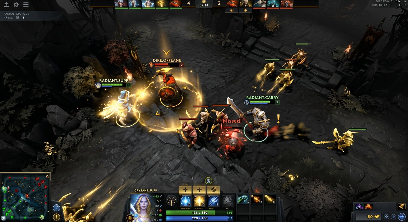 Pos 5 perfectly zoning while carry misses last hits