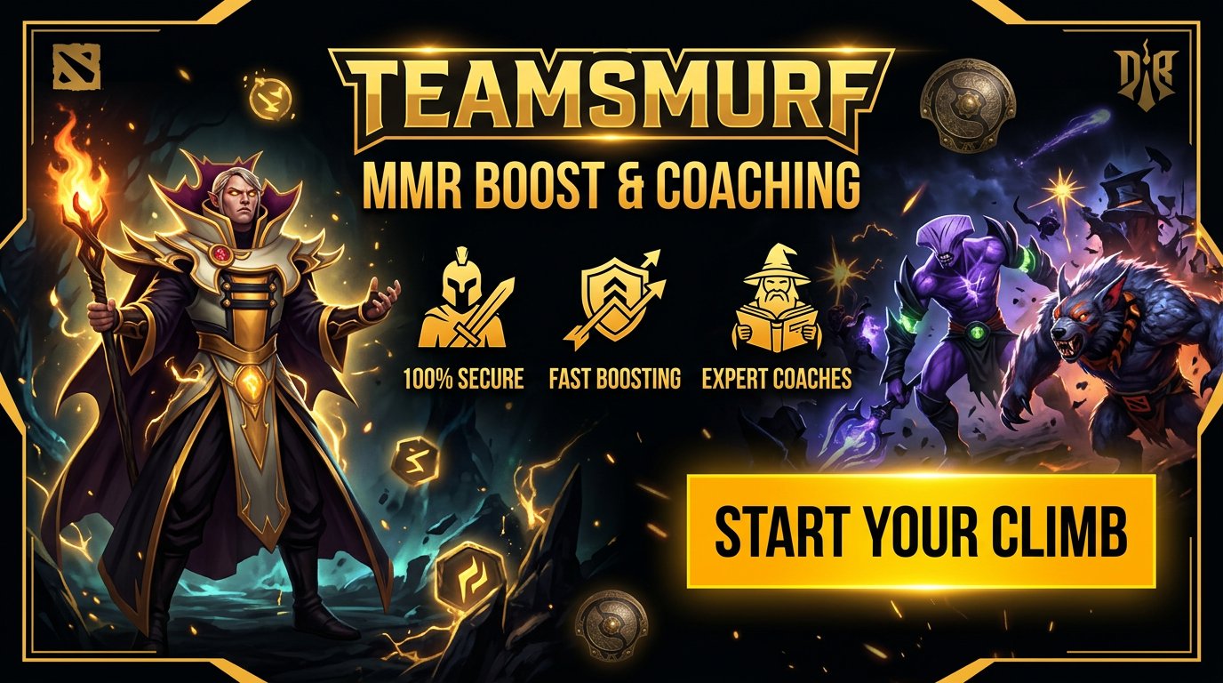 CTA banner for TeamSmurf MMR Boost and Coaching services