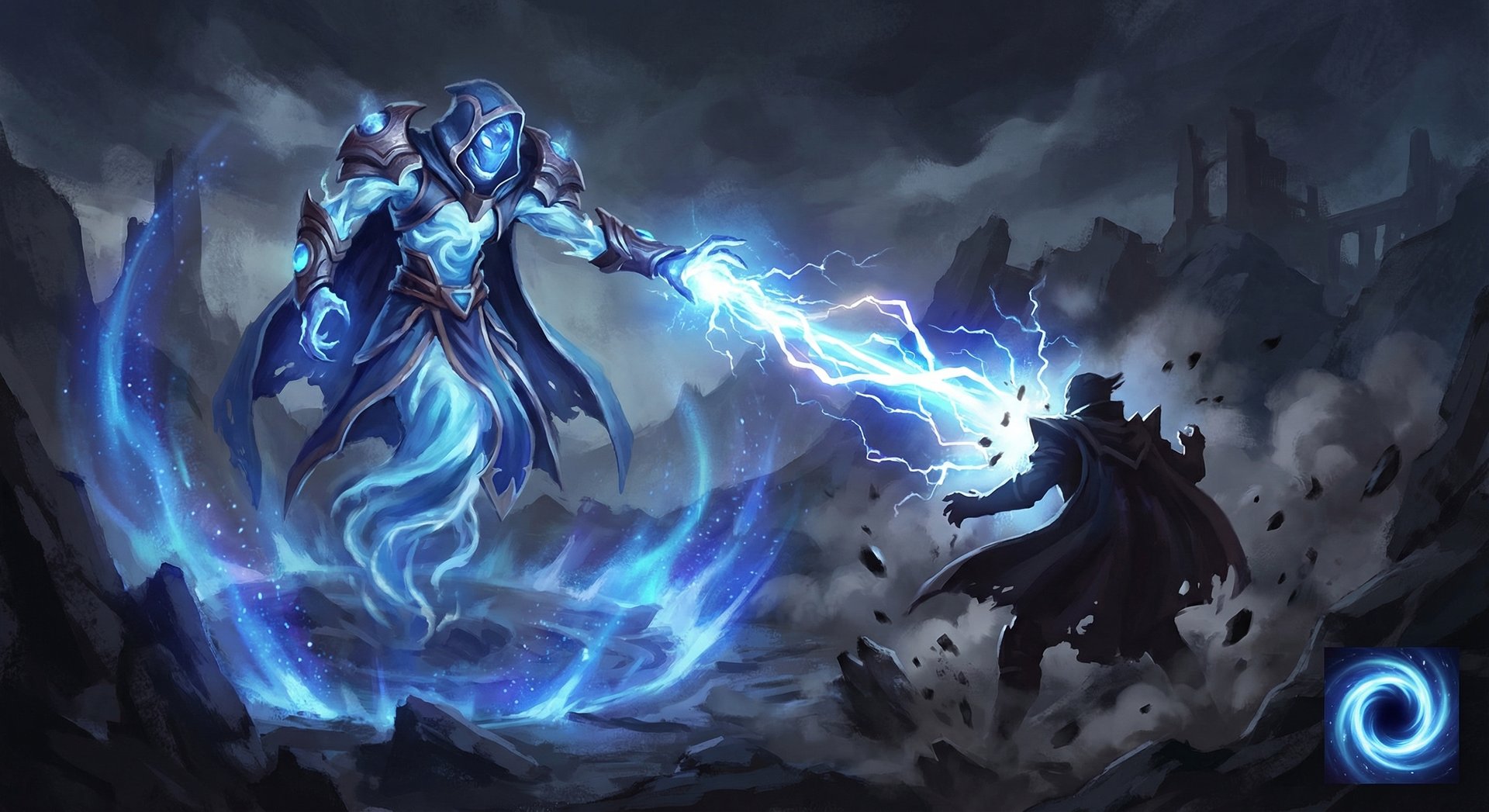 Arc Warden casting Flux ability with magnetic energy bolt