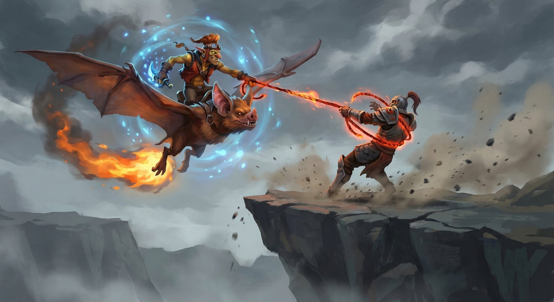 Batrider performing Blink Lasso combo advanced technique in Dota 2