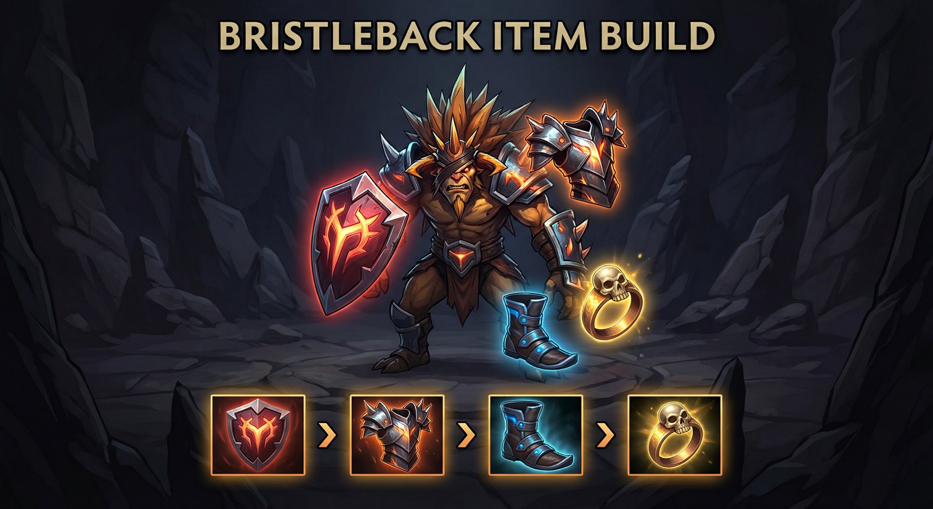 Bristleback Dota 2 item build progression