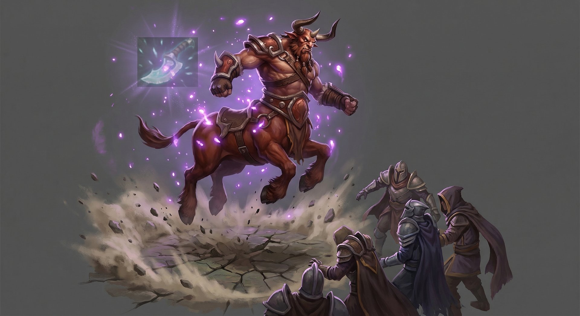 Centaur Warrunner performing Blink Dagger into Hoof Stomp combo