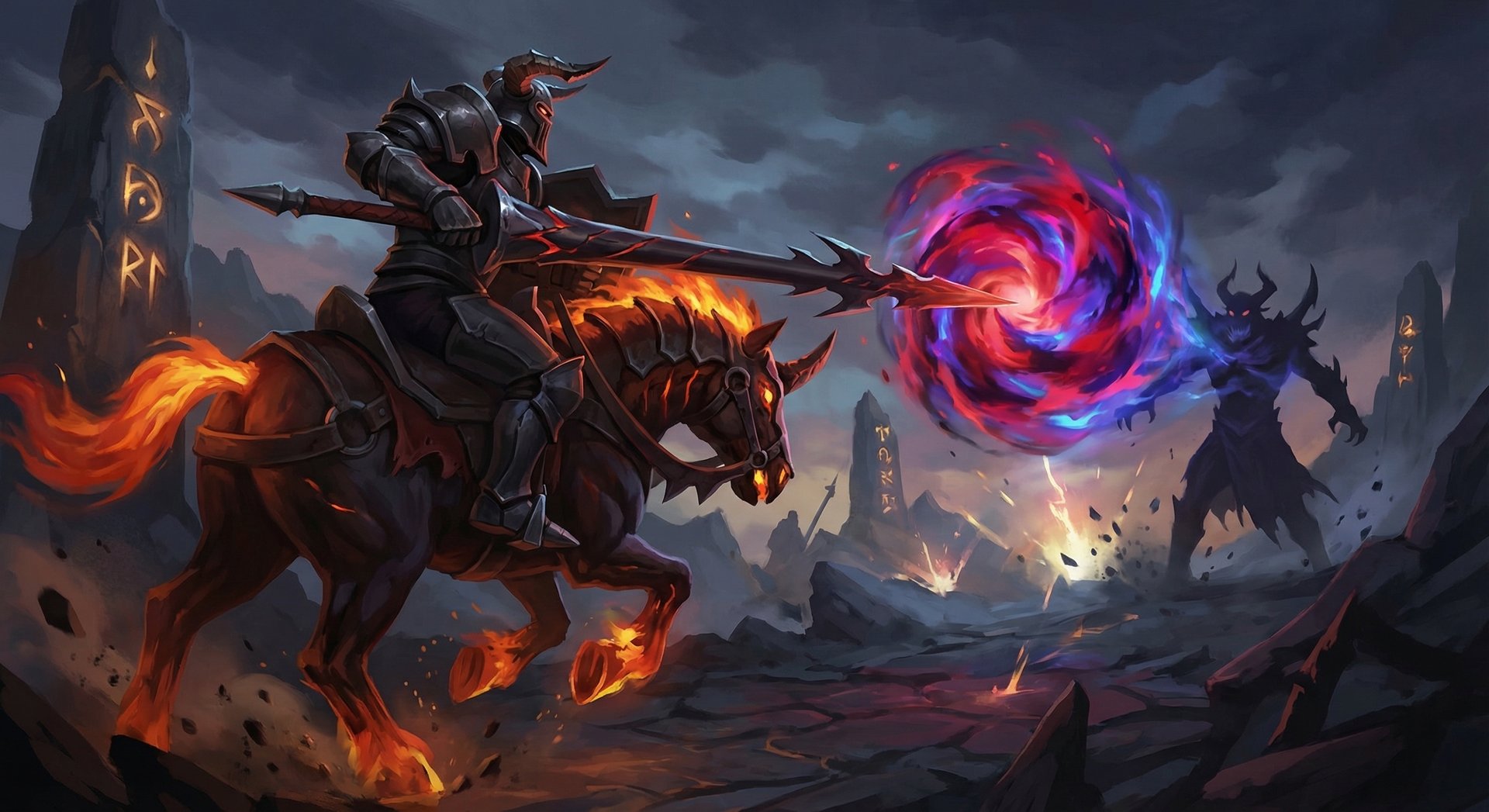 Chaos Knight casting Chaos Bolt ability in Dota 2