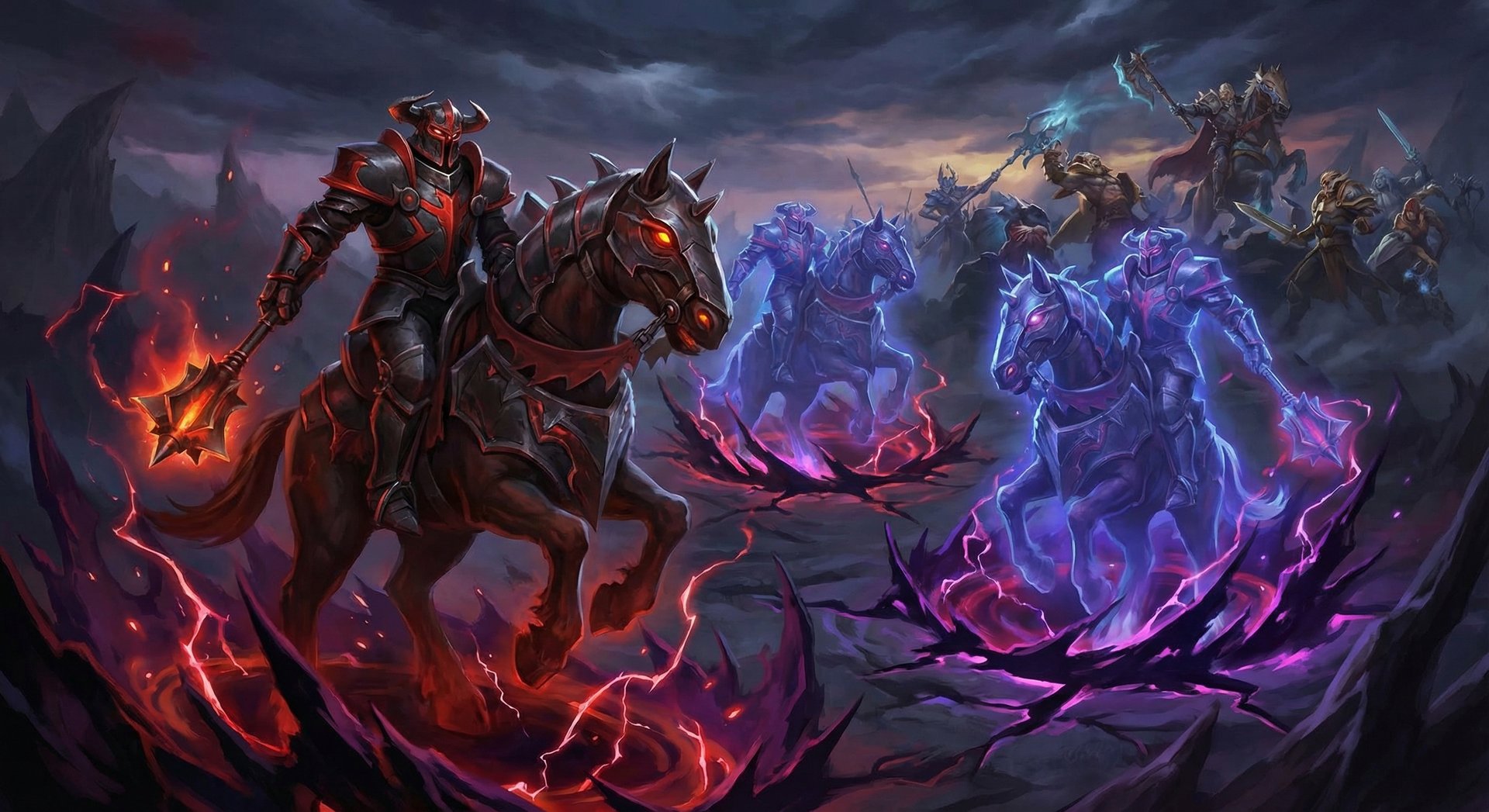 Chaos Knight using Phantasm ultimate creating illusion copies