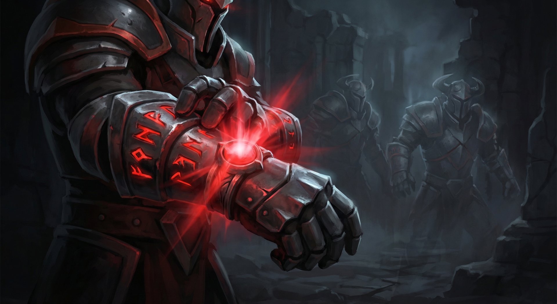 Chaos Knight performing advanced Armlet toggle technique in Dota 2