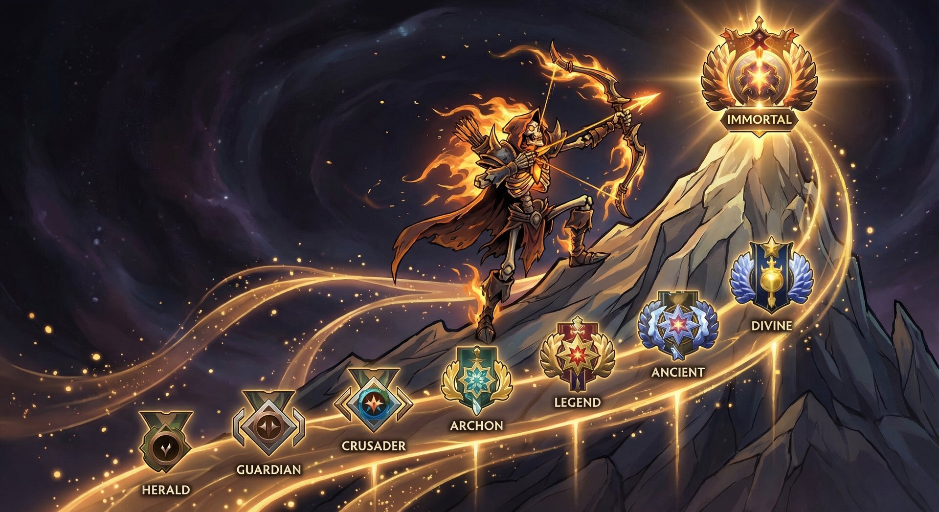 Clinkz rank climbing guide from Herald to Immortal in Dota 2