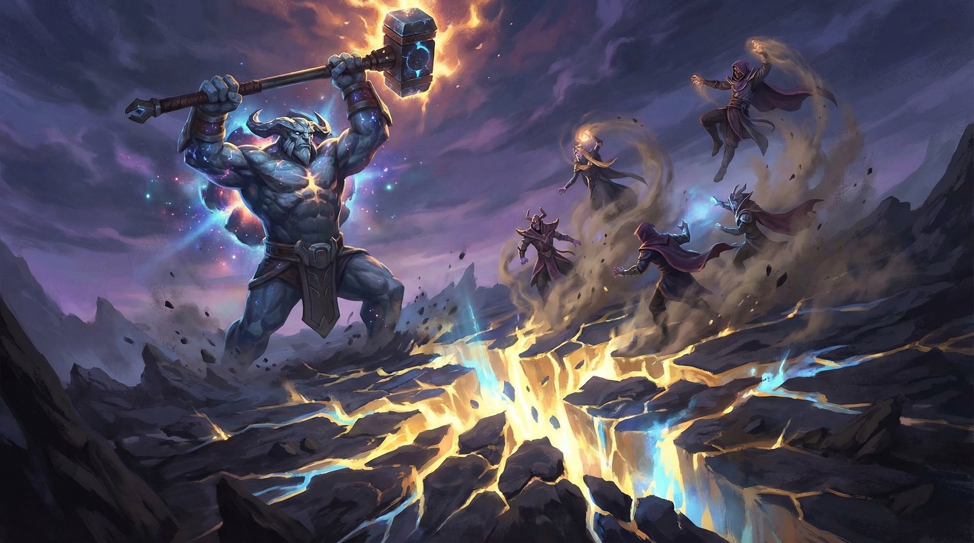 Elder Titan using Earth Splitter ultimate ability in Dota 2