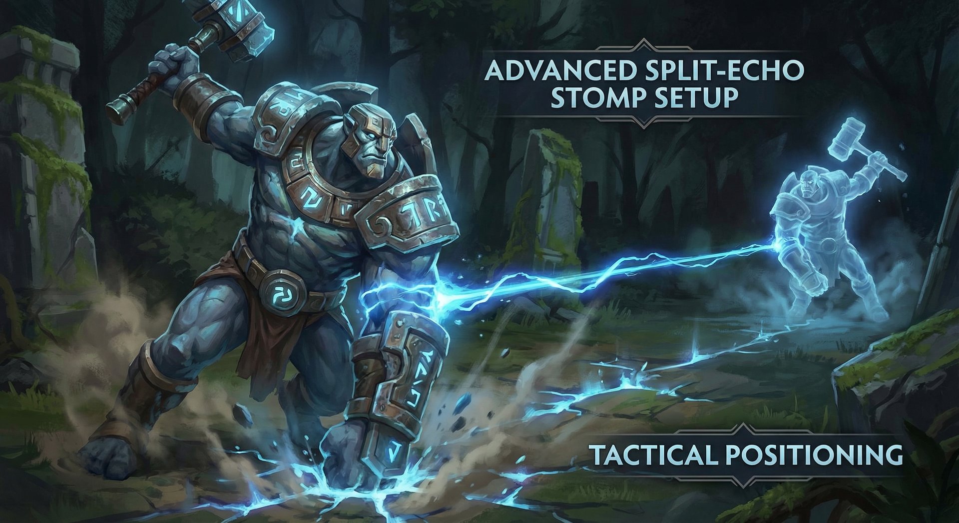 Elder Titan performing split stomp advanced technique