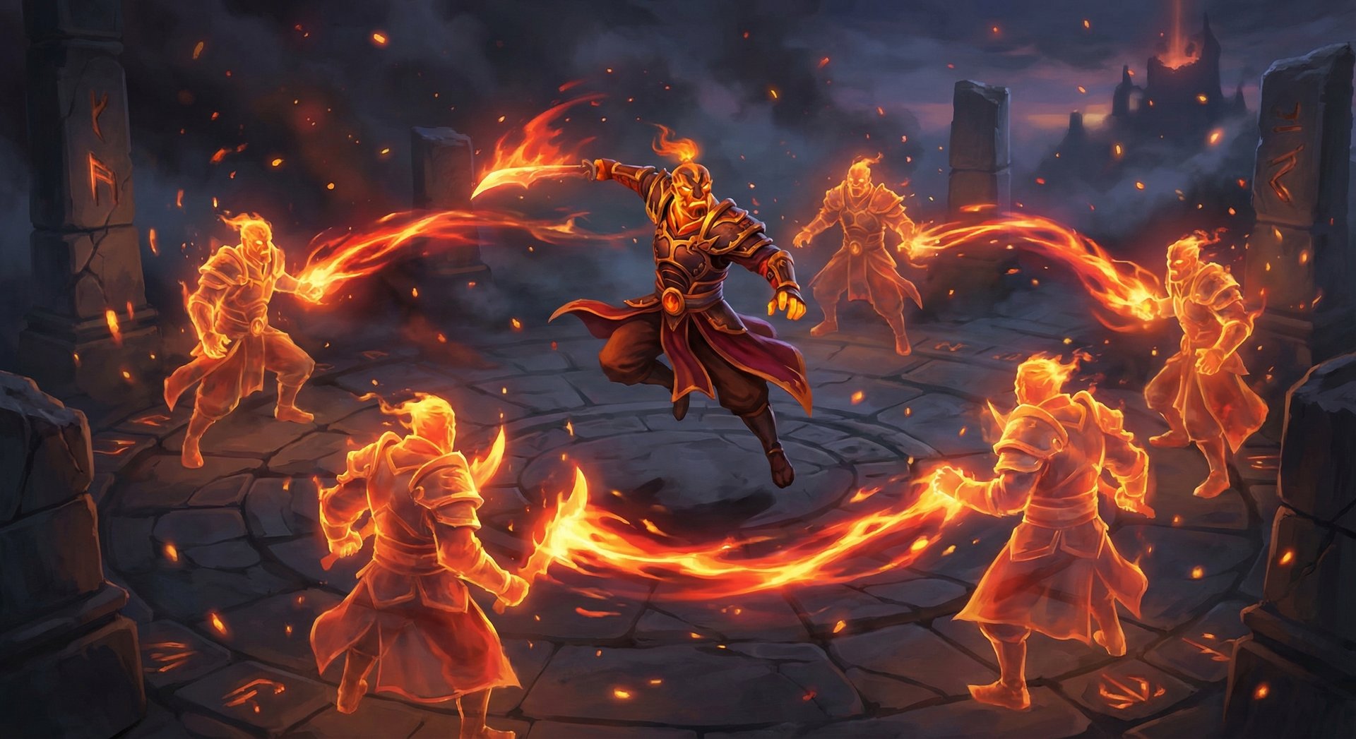 Ember Spirit using Fire Remnant ultimate ability in Dota 2