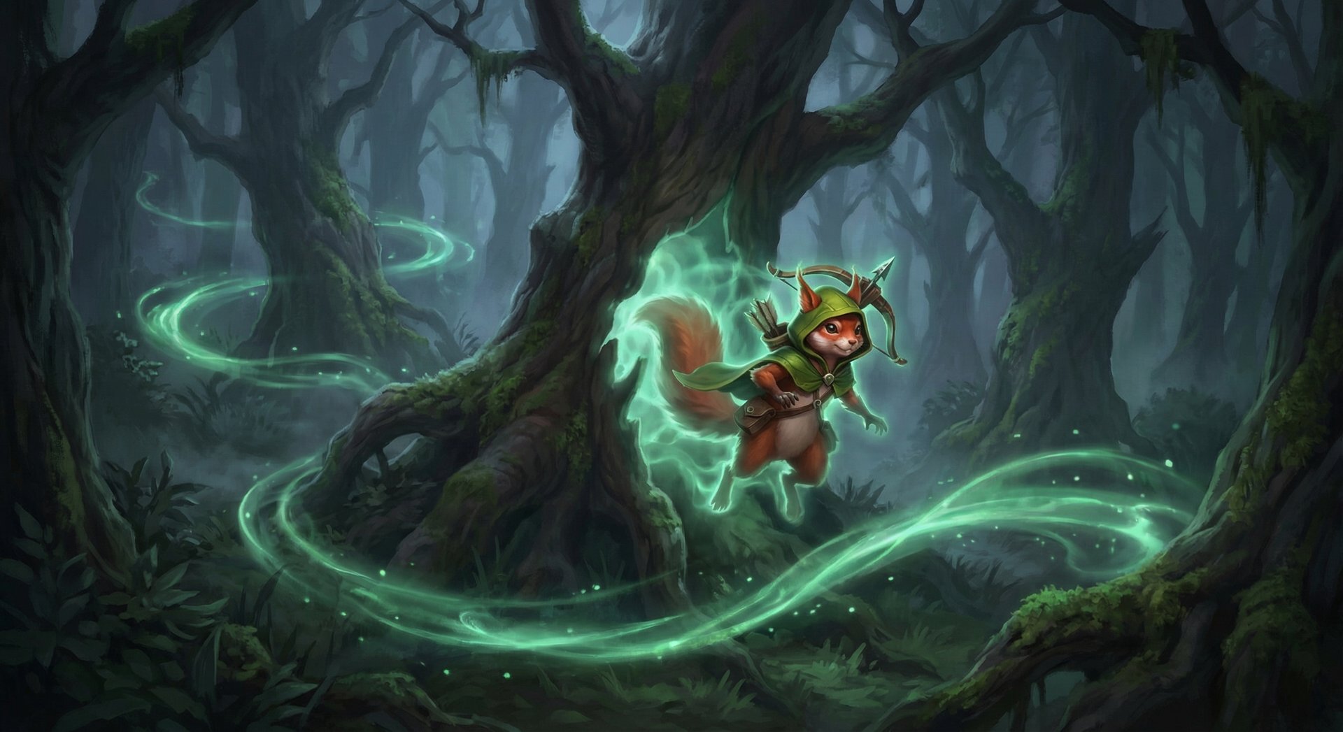 Hoodwink using Scurry to phase through trees advanced technique in Dota 2