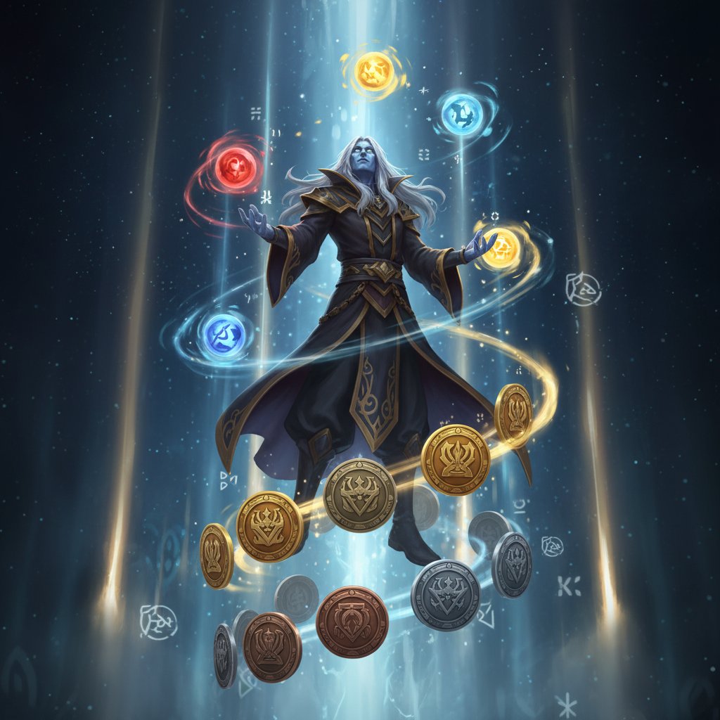 Invoker ascending through Dota 2 rank medals from Herald to Immortal