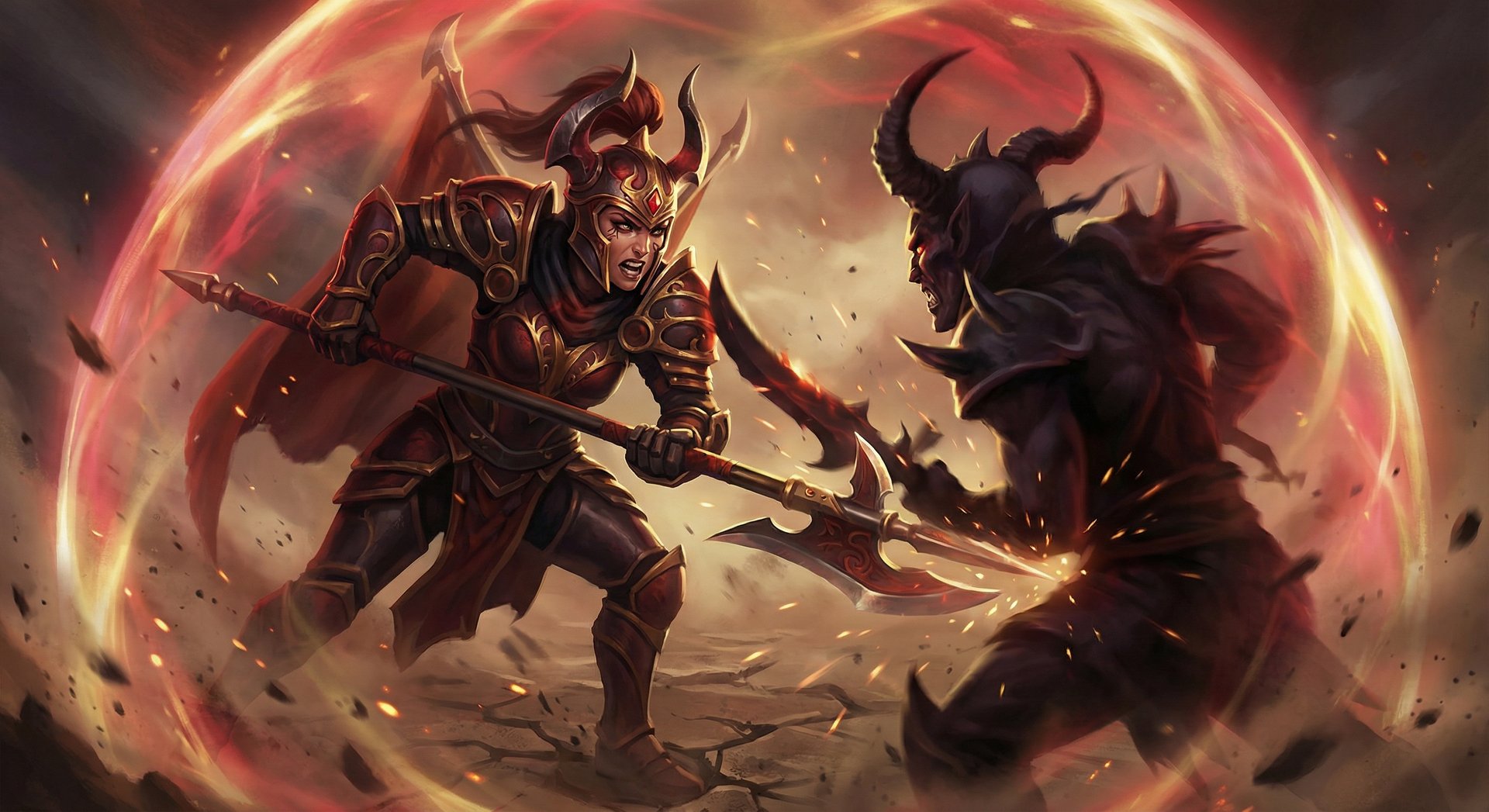 Legion Commander using Duel ultimate ability in Dota 2