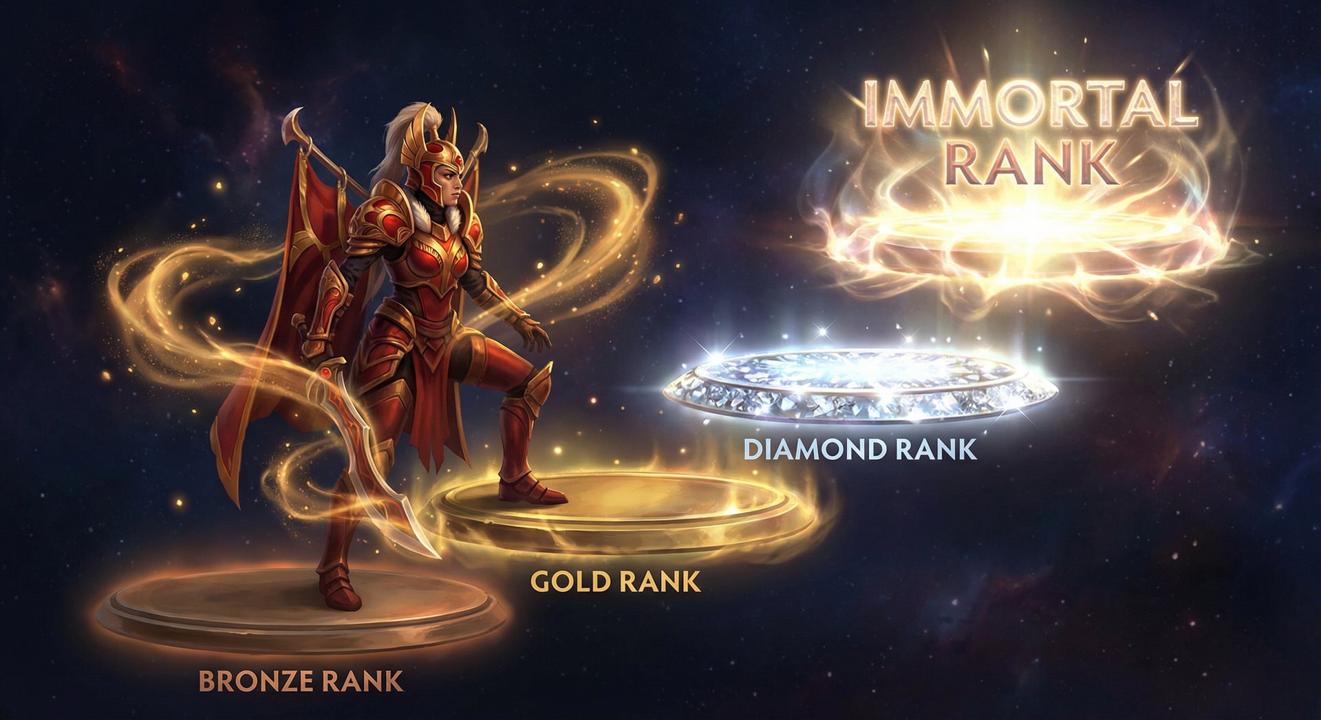 Legion Commander rank climbing guide visual