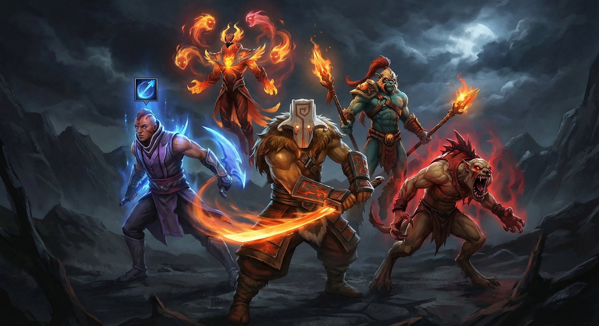 Counter heroes lineup against Lich in Dota 2