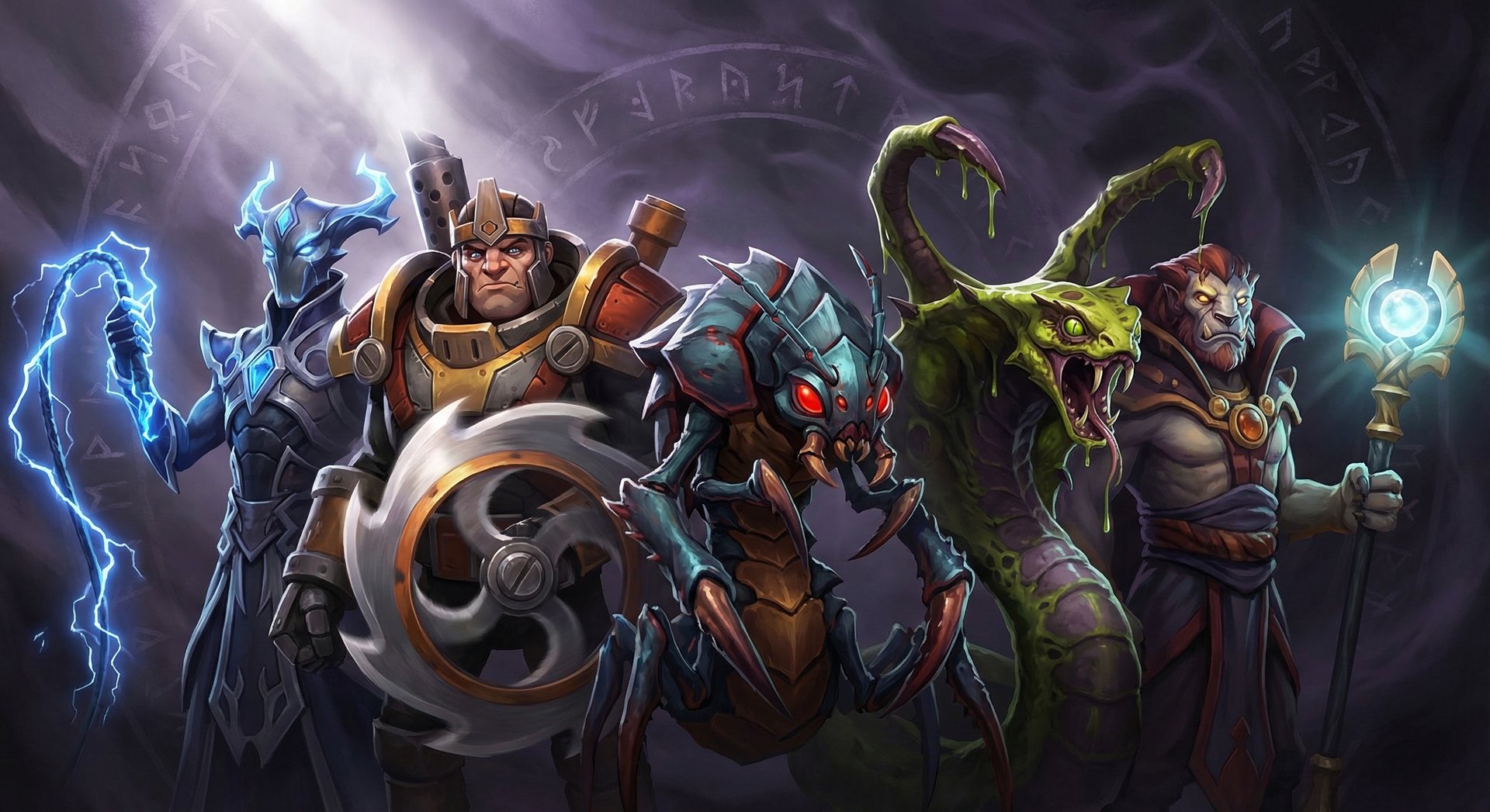 Five Dota 2 counter heroes lineup against Lifestealer including Razor Timbersaw and Weaver