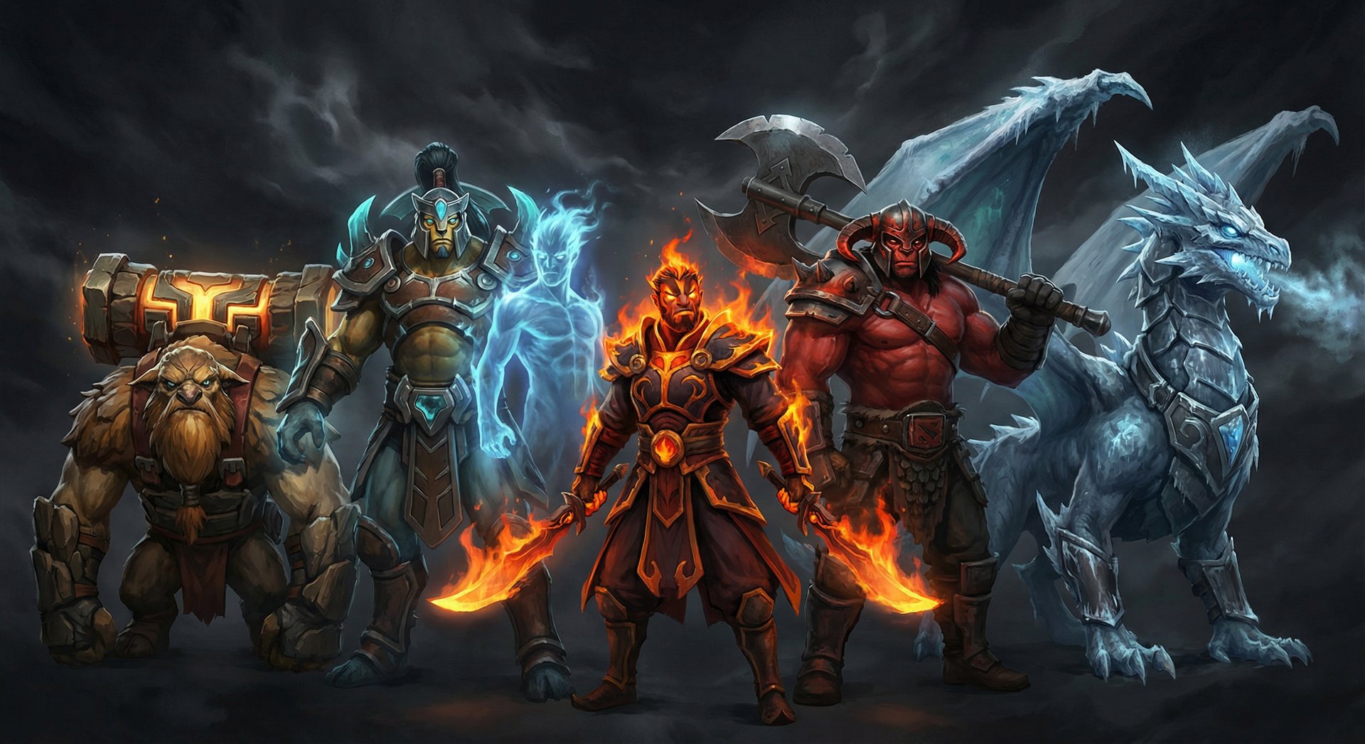 Earthshaker Elder Titan Ember Spirit Axe Winter Wyvern Meepo counter heroes in Dota 2