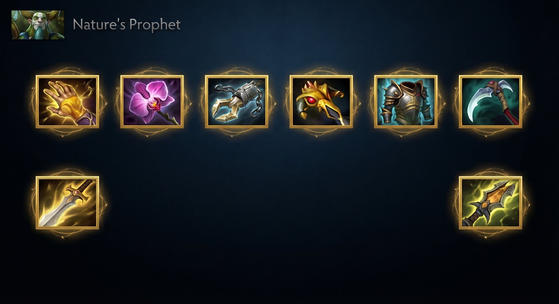 Nature's Prophet item build progression