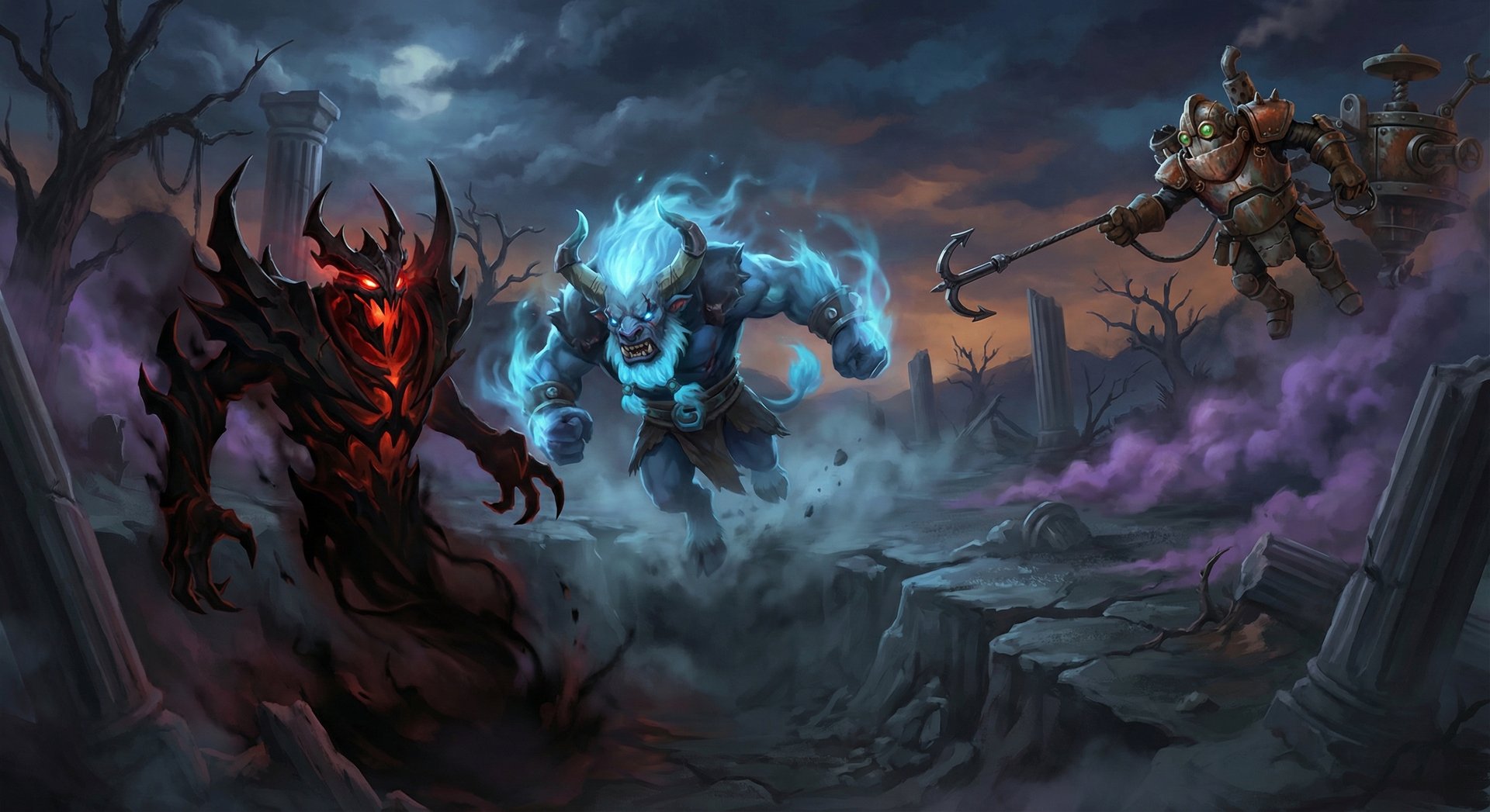 Shadow Fiend facing counter heroes
