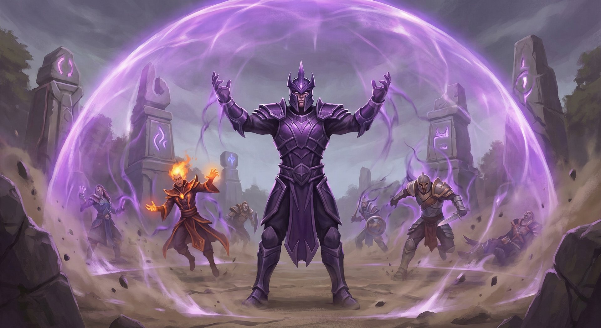 Silencer casting Global Silence ultimate in Dota 2