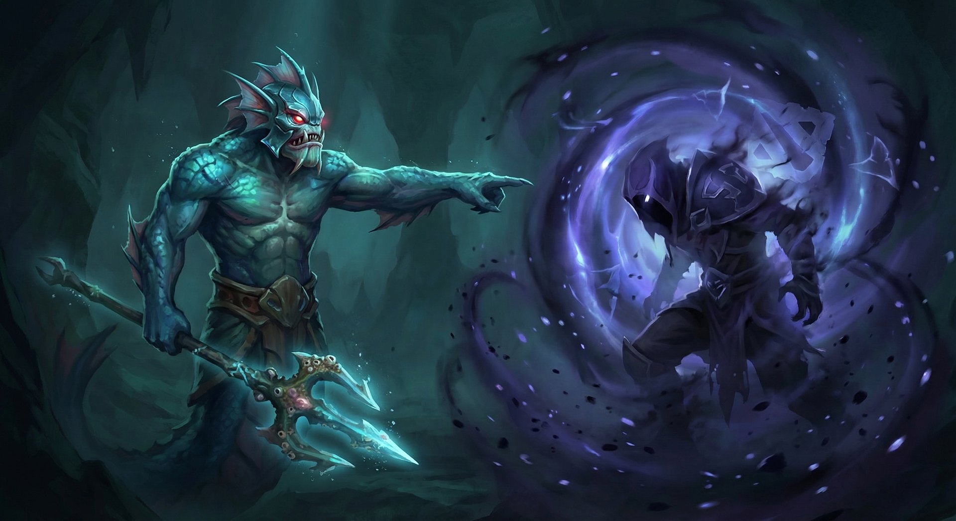 Slardar casting Corrosive Haze ultimate ability in Dota 2