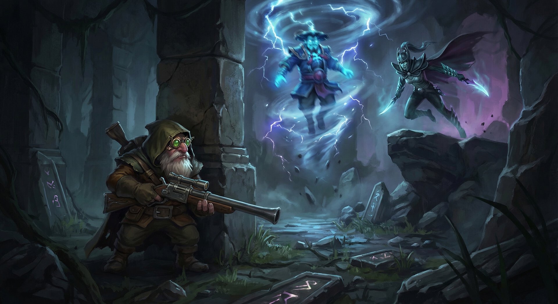 Sniper vs gap closing heroes