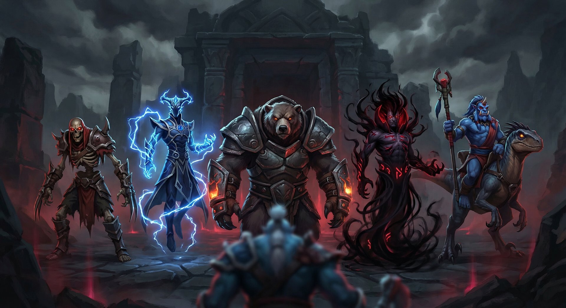 Five counter heroes lined up against Spirit Breaker including Lifestealer Razor Ursa Shadow Demon and Disruptor