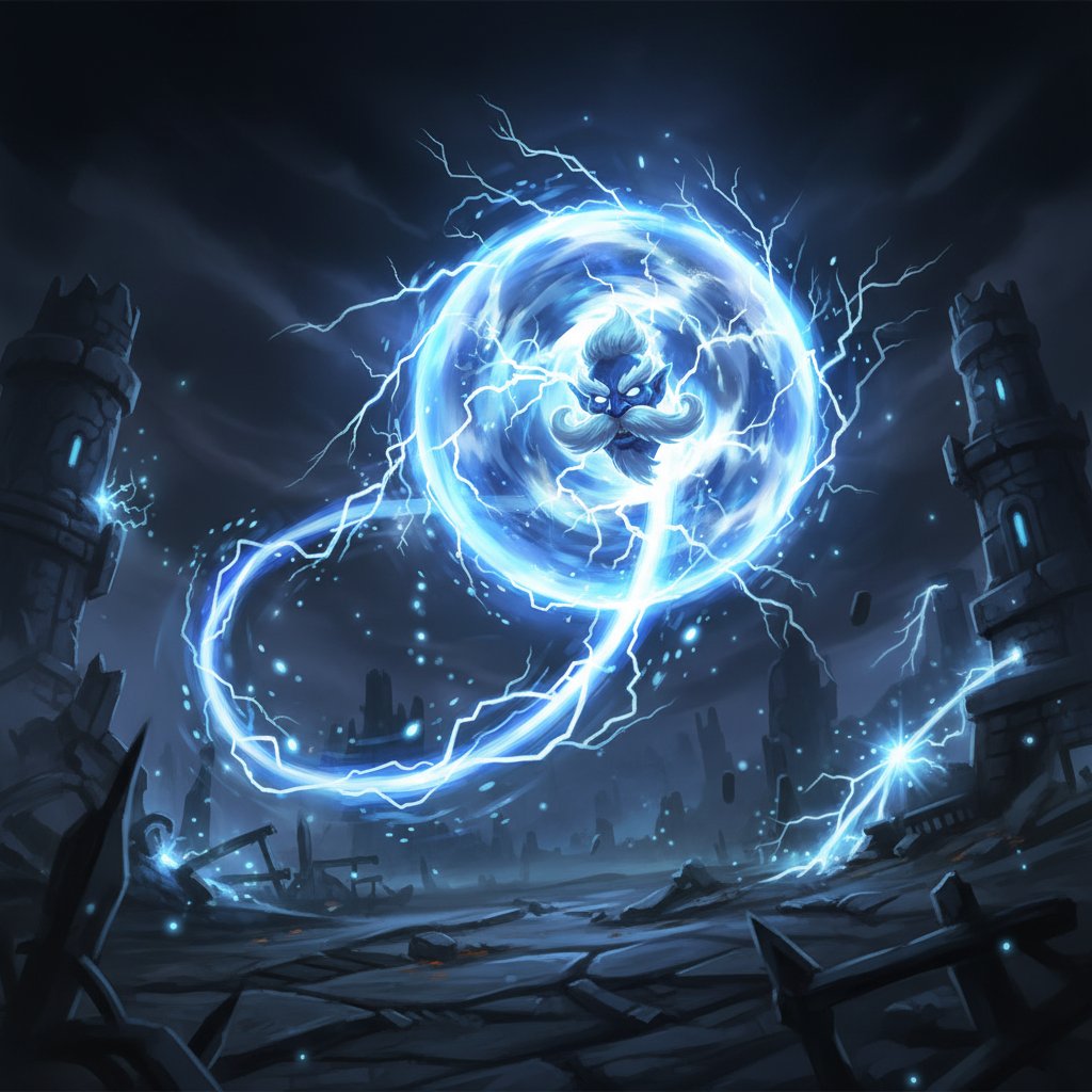 Storm Spirit using Ball Lightning ultimate in Dota 2