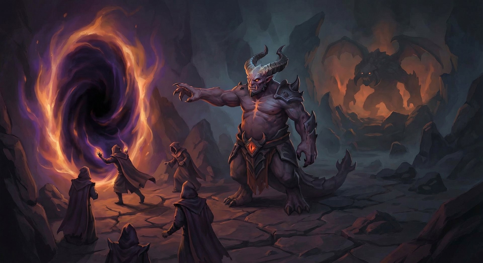 Underlord using Fiends Gate near Roshan pit