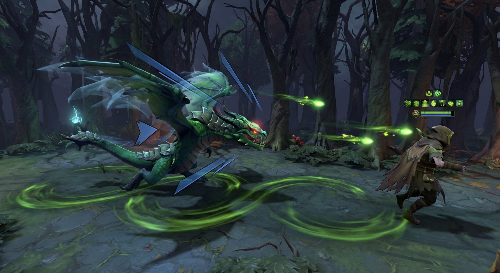 Viper performing advanced orbwalking technique chasing enemy hero