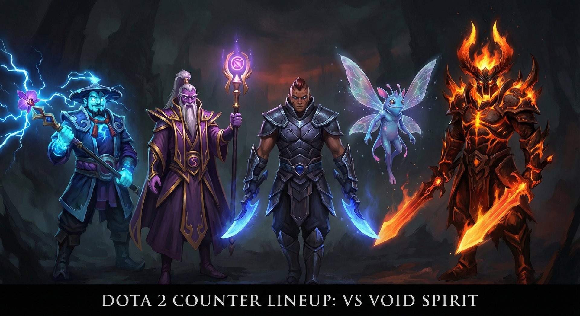 Counter heroes lineup against Void Spirit in Dota 2