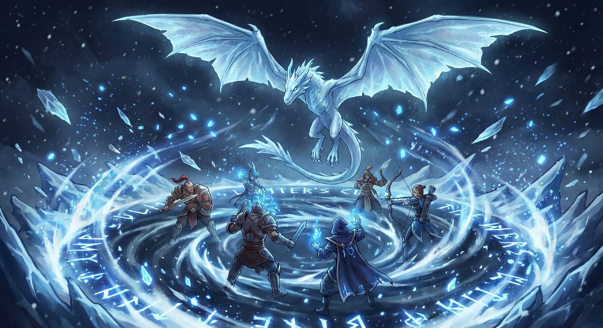 Winter Wyvern casting Winter's Curse ultimate on enemy heroes