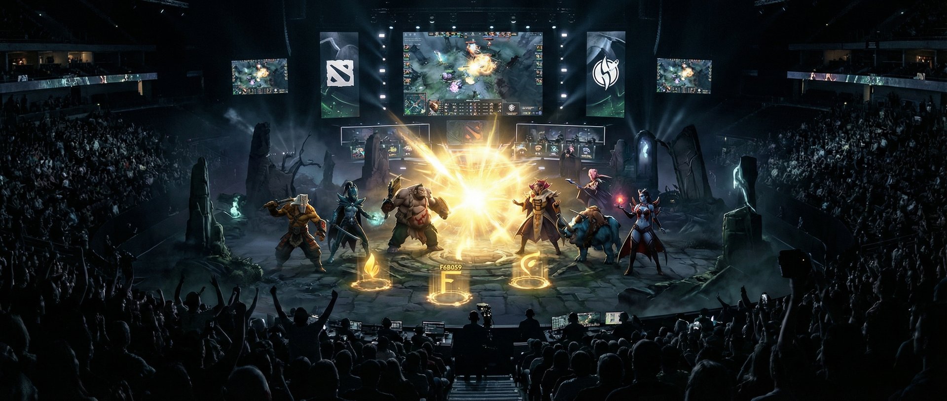 BLAST Slam VII qualifier teams facing off in intense Dota 2 competition