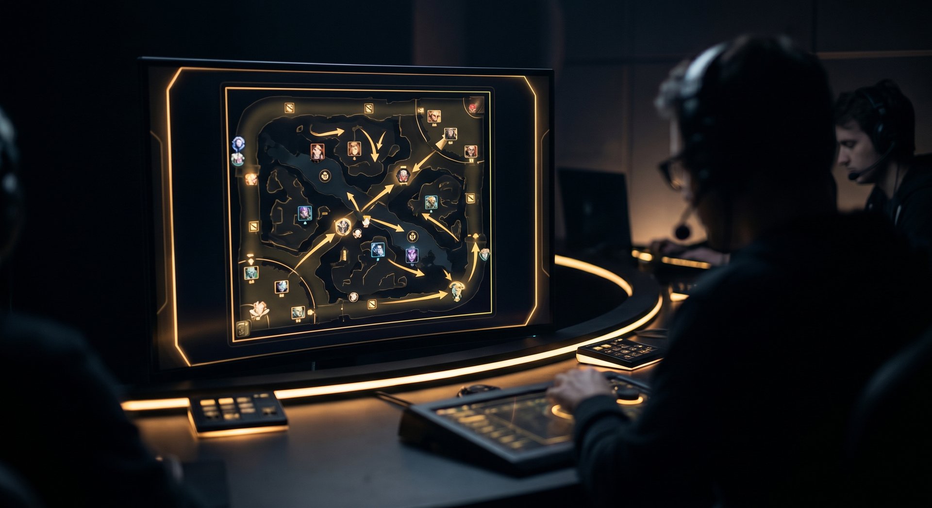 PGL Wallachia Season 8 tactical draft map and lane planning