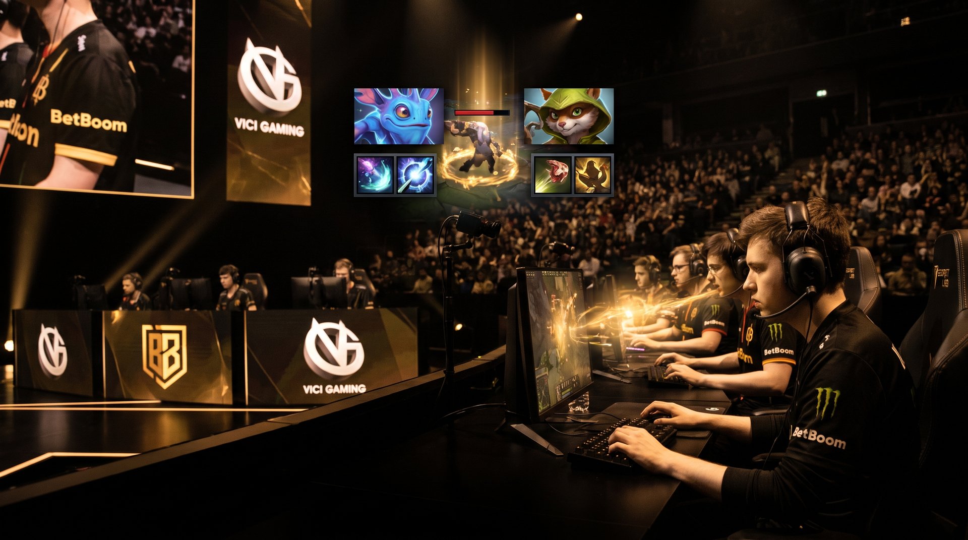 BetBoom Team controlling a semifinal fight against Vici Gaming with Hoodwink and Puck