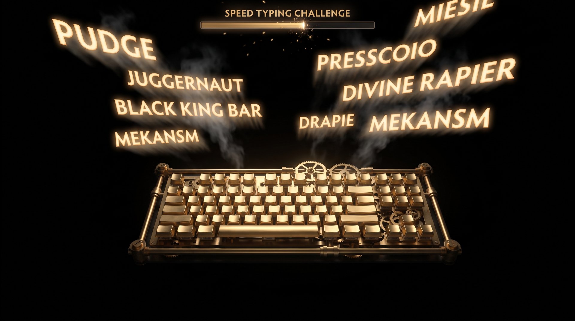 Dota 2 Dark Carnival Automaton Attack mini-game typing challenge guide