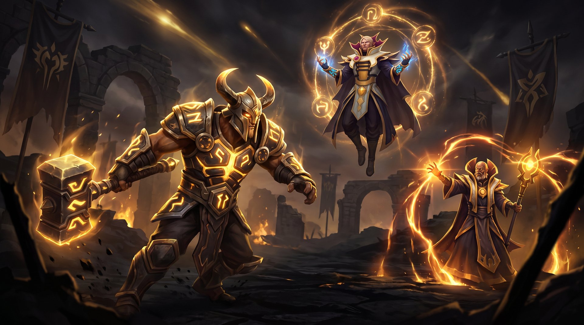 Patch 7.41d Dota 2 strategy scene with frontliner support flank and tempo mid control
