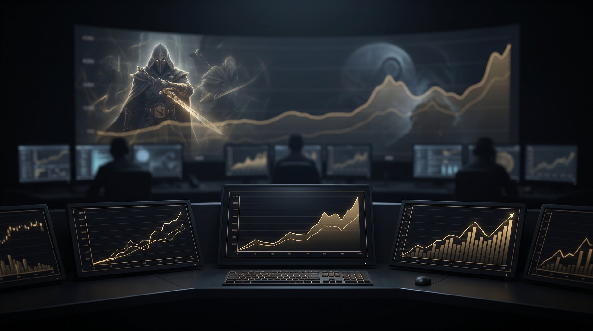 Steam player count trend for Dota 2 in 2026