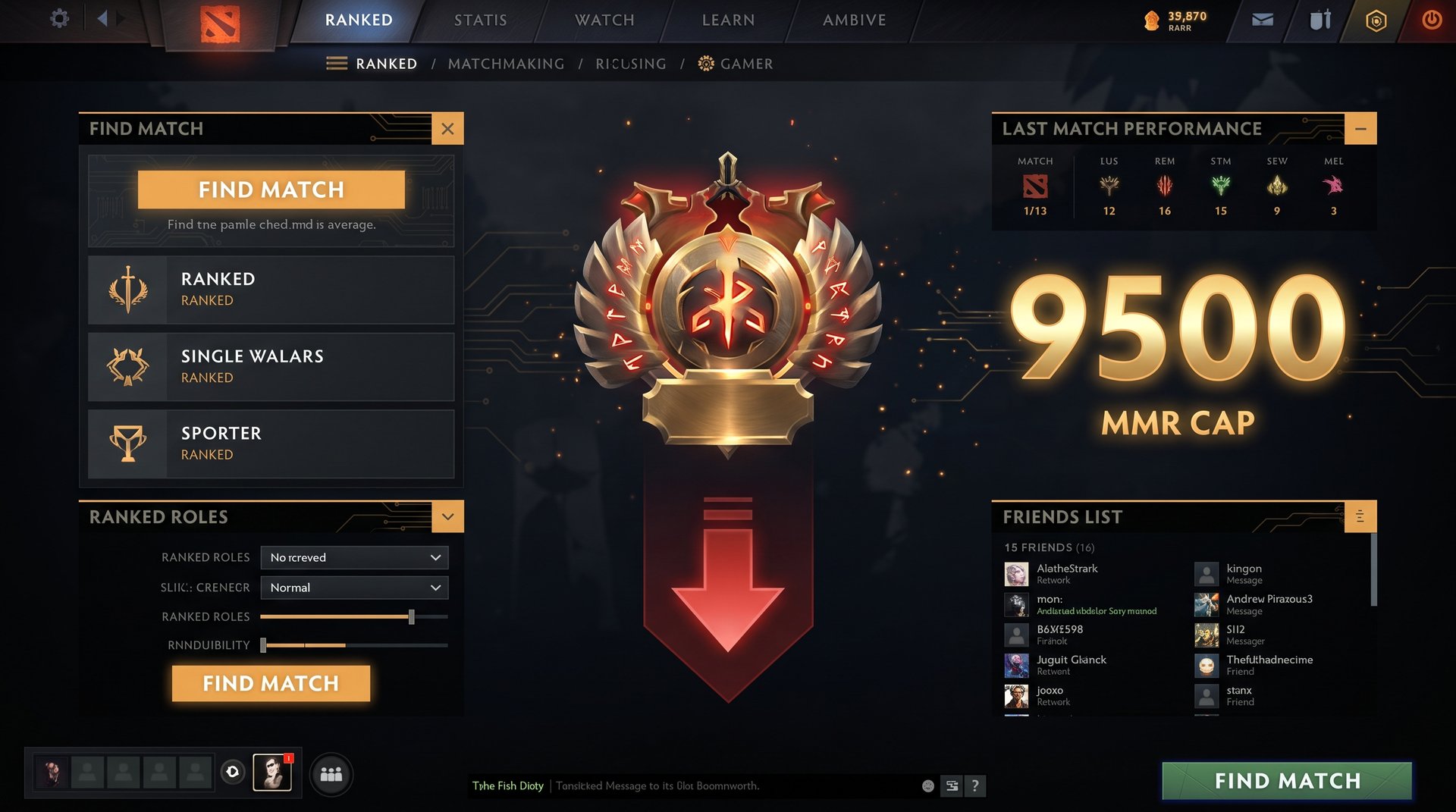 Dota 2 Immortal MMR squish -- all players now 1 to 9500 MMR