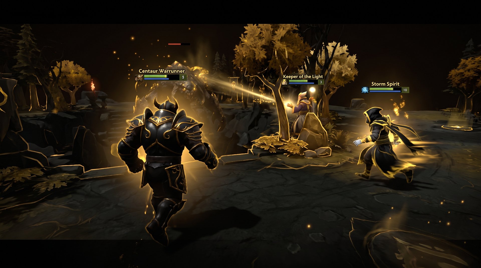 A high-MMR Roshan fight with an initiator, rotating mid, and side-angle support in Dota 2