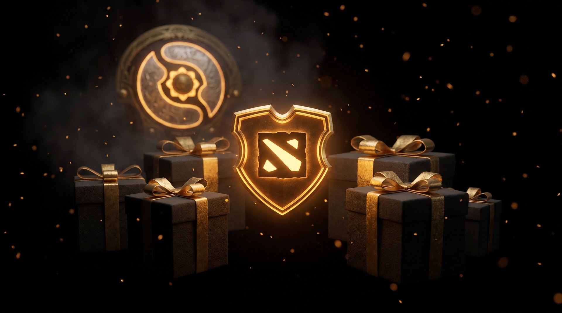 Dota 2 rank badge gift box -- gifting MMR boost guide