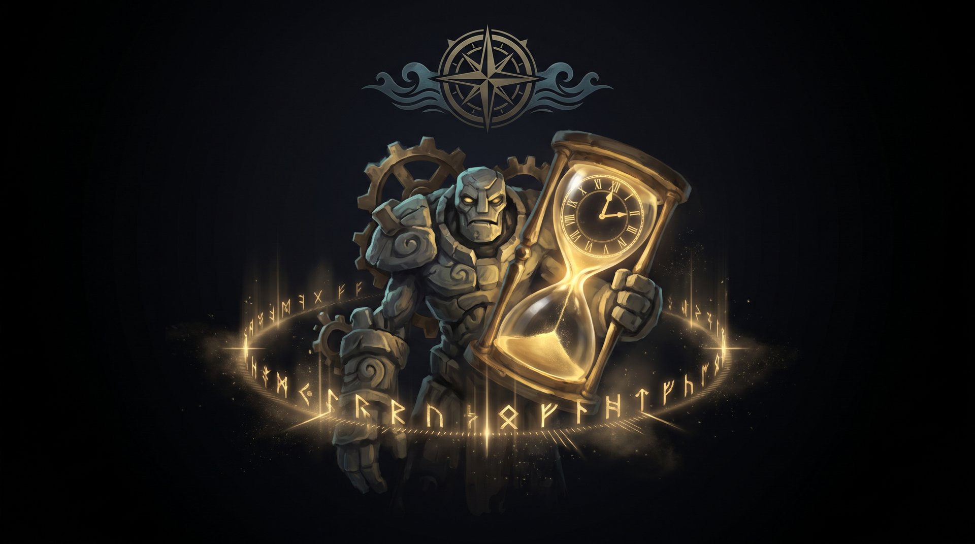 Dota 2 ranked queue timer countdown with gold glow OCE competitive ranked concept