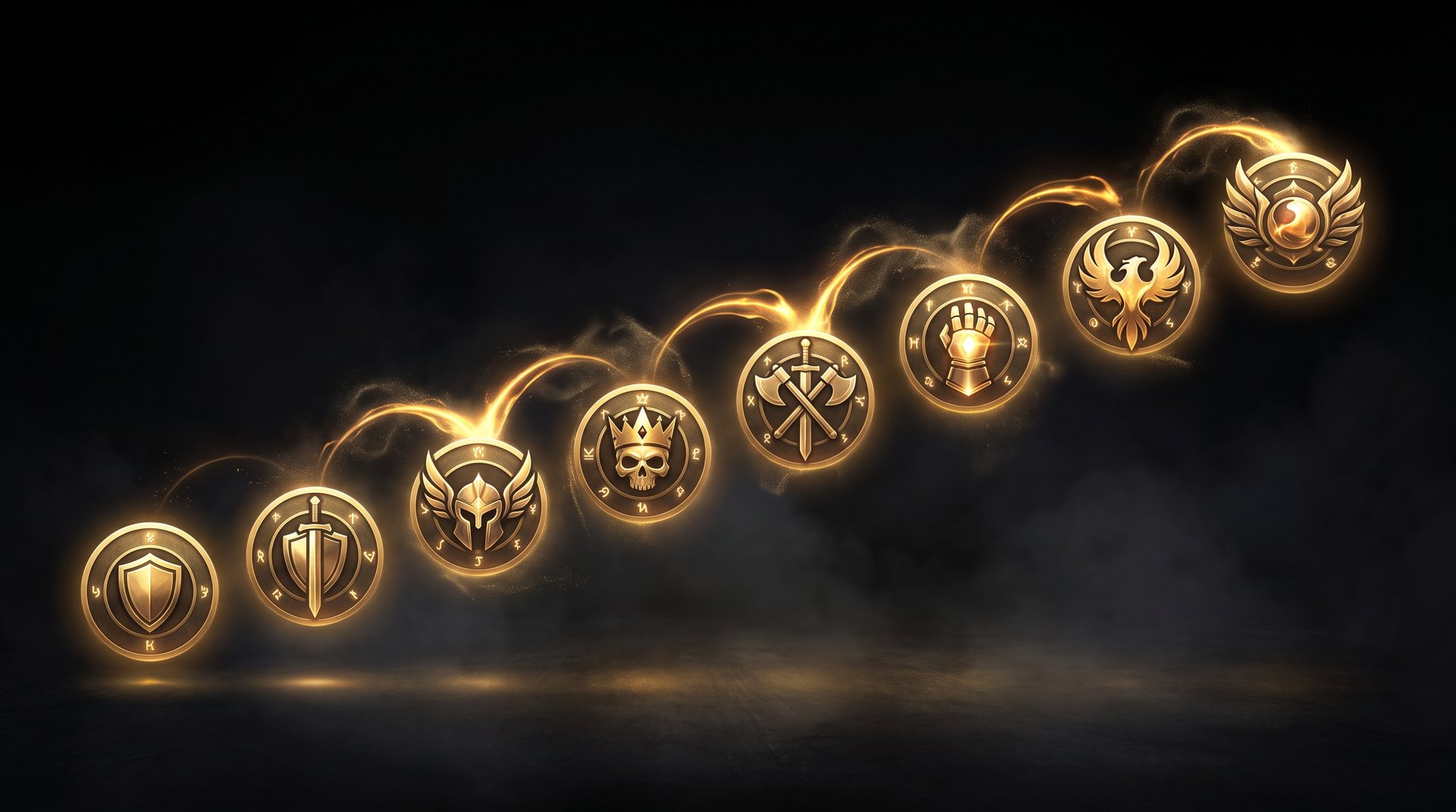 Dota 2 rank medal progression from Herald to Immortal showing MMR milestones