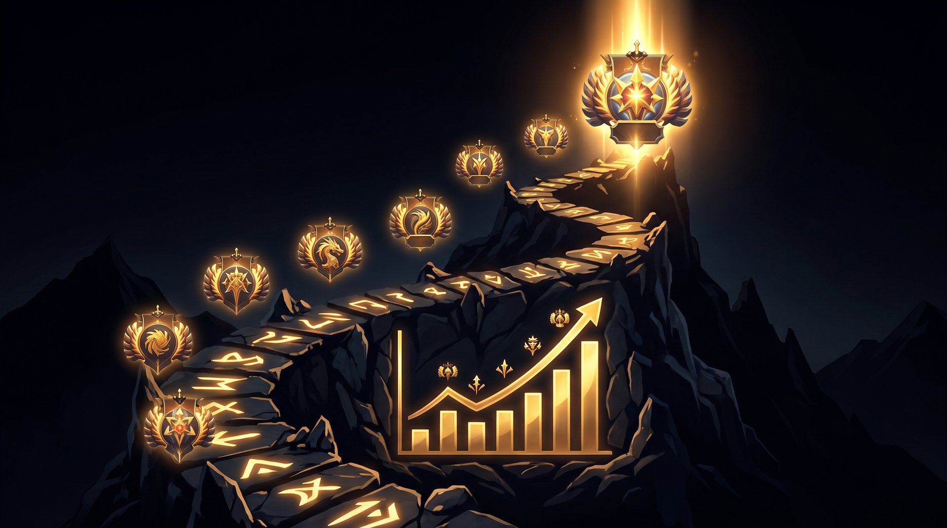 MMR climb speed comparison across behavior score tiers showing days to reach 500 MMR gain