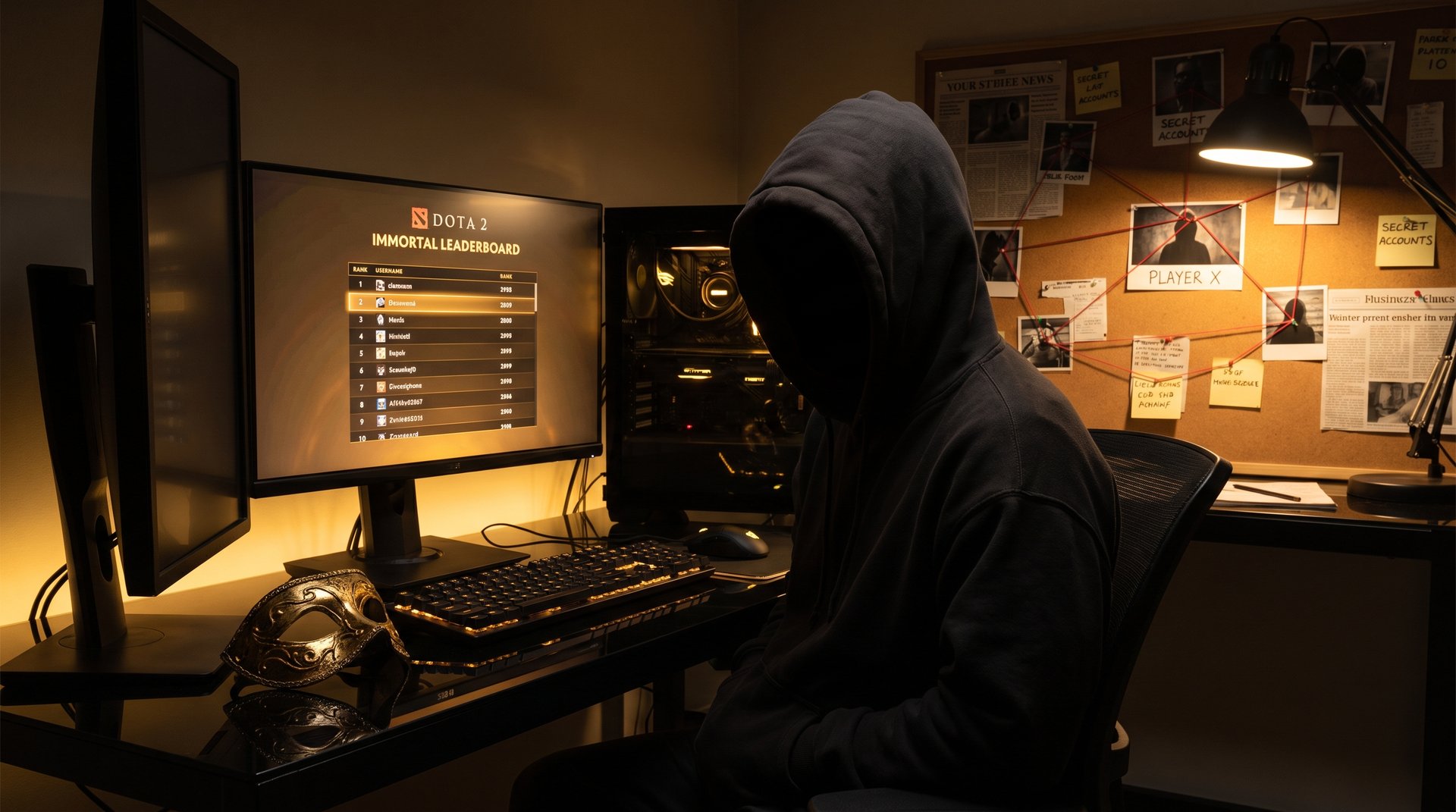Dota 2 investigator uncovering pro player secret smurf accounts