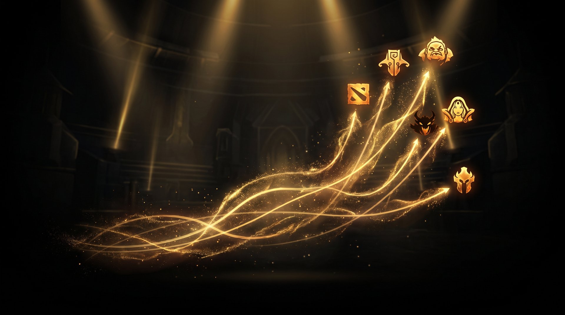 Hero pickrate spike visualization after The International in Dota 2 pubs