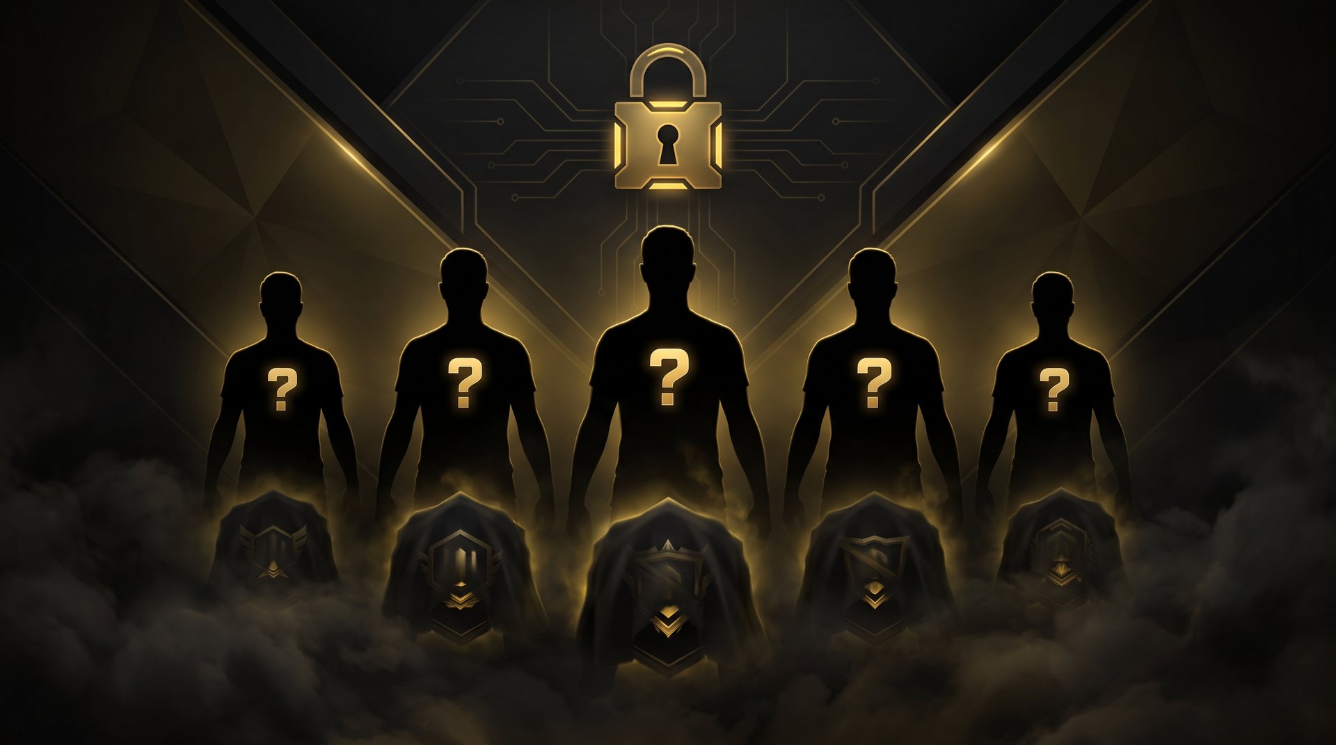 Dota 2 player privacy settings with hidden MMR and rank badge concept on dark background